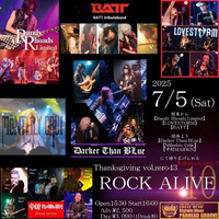 Thanksgiving Vol.zero43～ROCK ALIVE 10 | Darker Than Blue